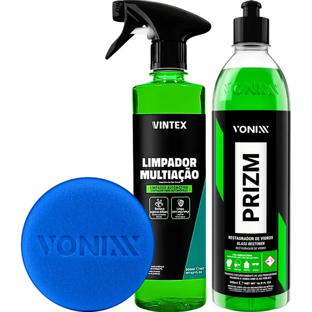 Produto Para Tirar Chuva Ácida Prizm + Limpador Apc Vonixx
