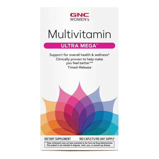 Gnc Ultra Mega Women 180 Caps.multivitaminico