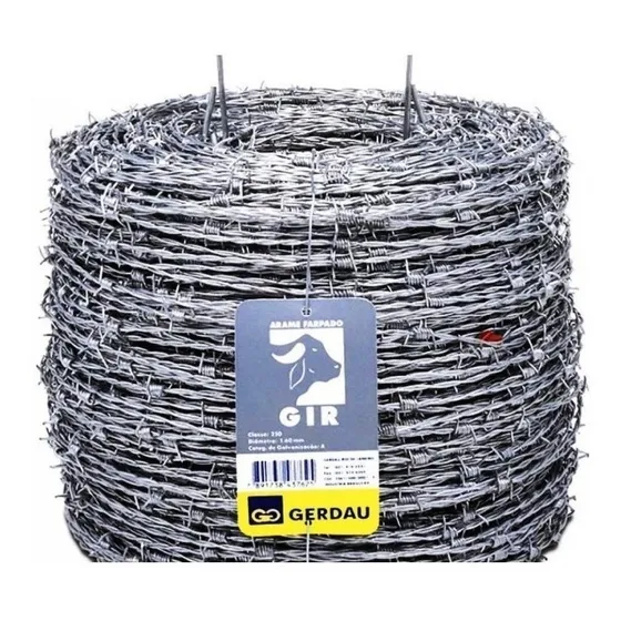 Arame Farpado Gerdau Galvanizado Rolo C/ 100 Metros Promoção