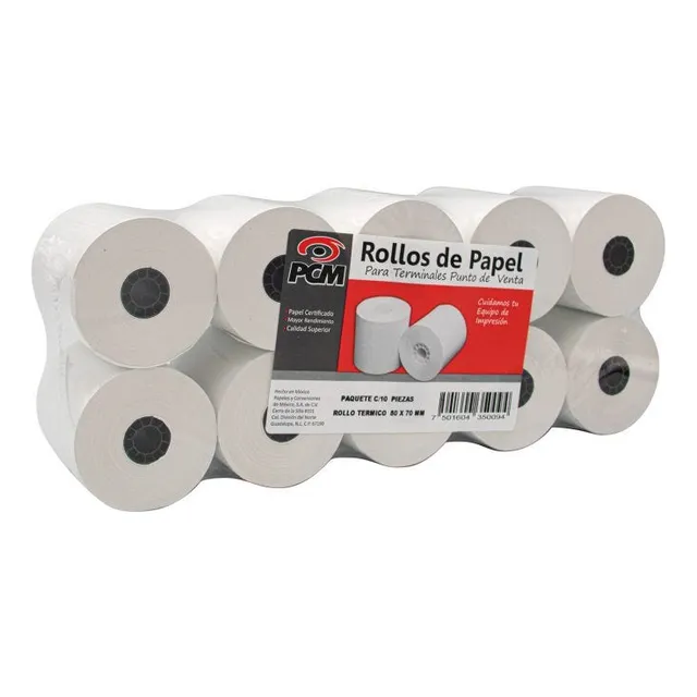 Rollo Termico Pcm T8070m10a 80 X 70 Mts. C/10 55 Gms. C22mm