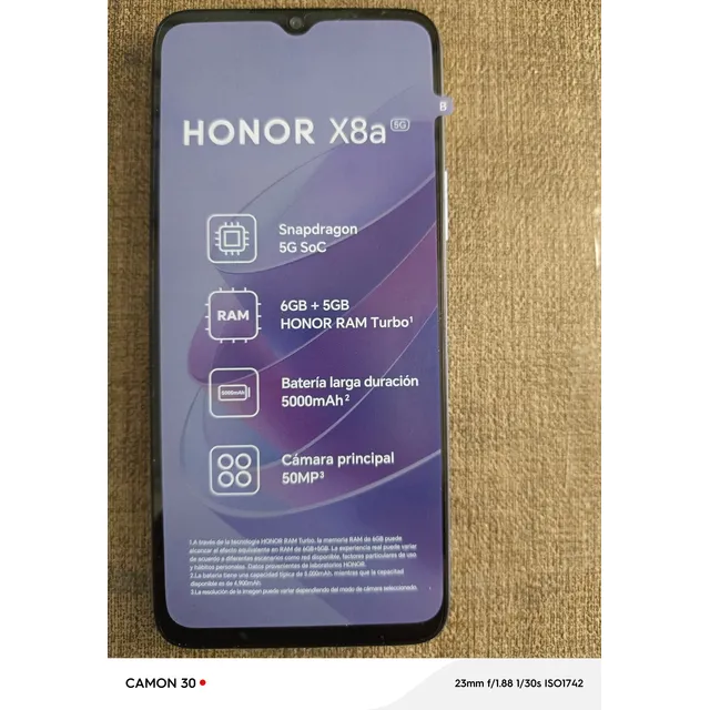 Honor X8a Dual Sim 128 Gb Aquamarino 6 Gb Ram 5g, (es Nuevo Con Caja Abierta)