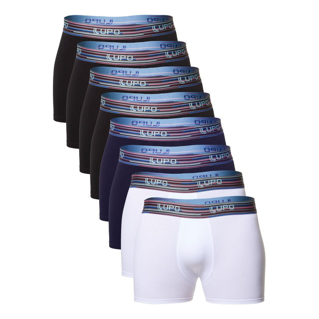Kit 10 Cuecas Boxer Masculina Lupo