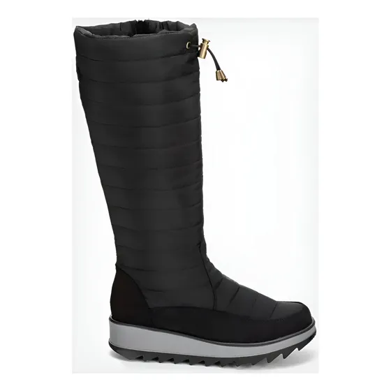 Botas De Lluvia Dama Impermeables Color Negro Calientitas 