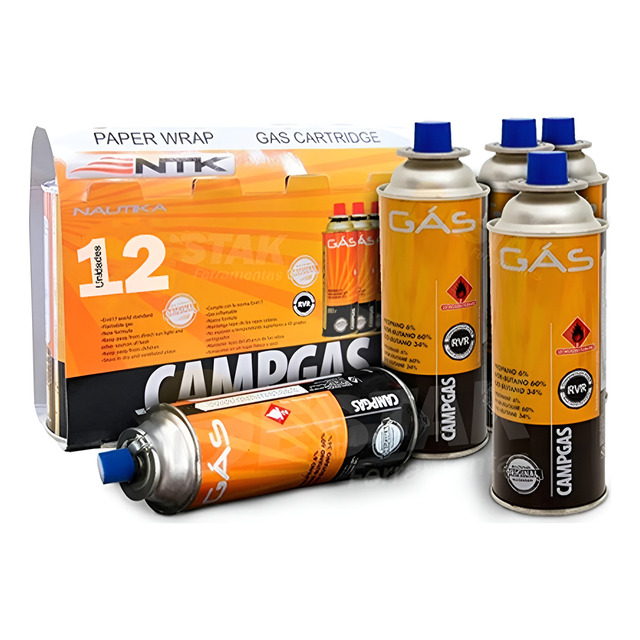 Kit C/ 12 Refil Gás Butano Nautika 227g P/ Fogão Maçarico A Amarelo Kit C/ 12 Refil Gás Butano Nautika 227g P/ Fogão Maçarico A Amarelo