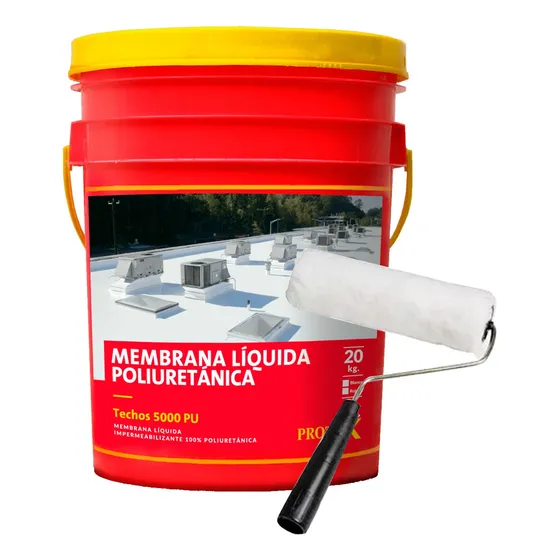 Membrana Liquida Poliuretanica Pu 5000 Protex 20k+rodillo Mm