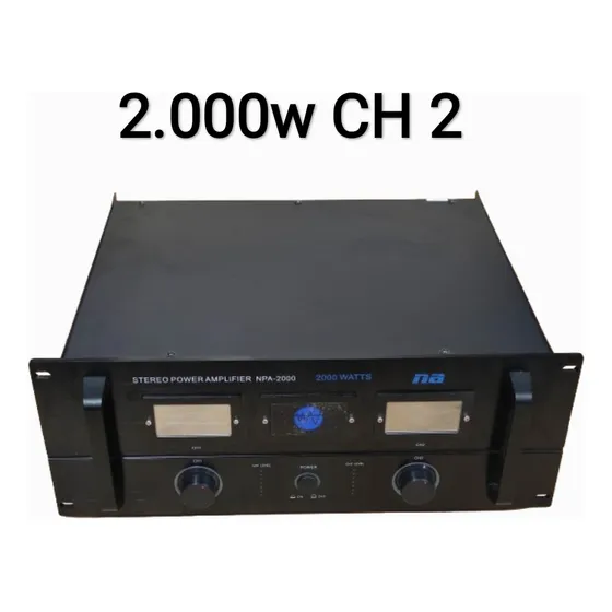 Amplificador Power Nipón América 2000w 8 Ohm 2 Ch 110v