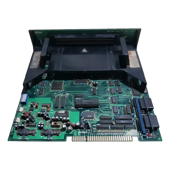 Neo Geo Mvs Mv-1f Placa Mãe Mvs Fliperama Com Defeito!!! K15
