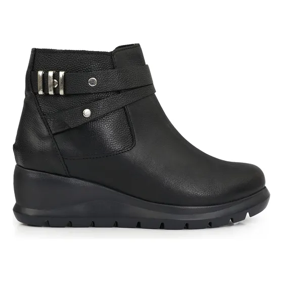 Bota Mujer Cuero Botineta Borcego Confort Briganti Vespen