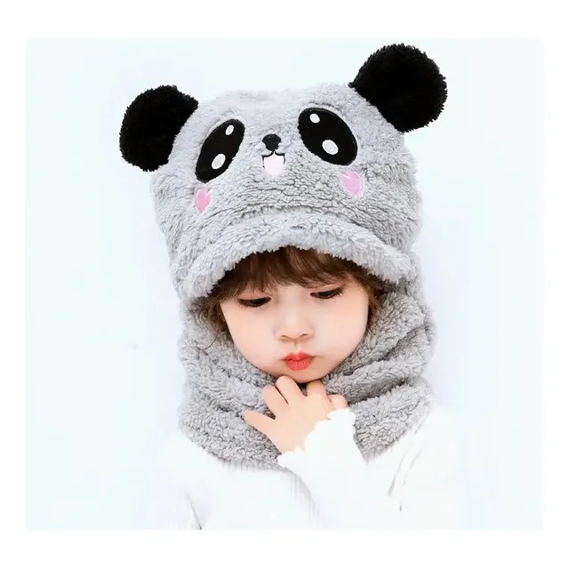 Gorro Bufanda Niños Frío Abrigador En Lana
