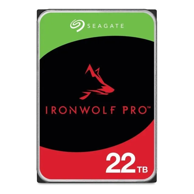 NAS empresarial HD Seagate SATA de 22 TB Iron Wolf Pro, 7200 rpm, 512 MB de caché, ST22000nt001