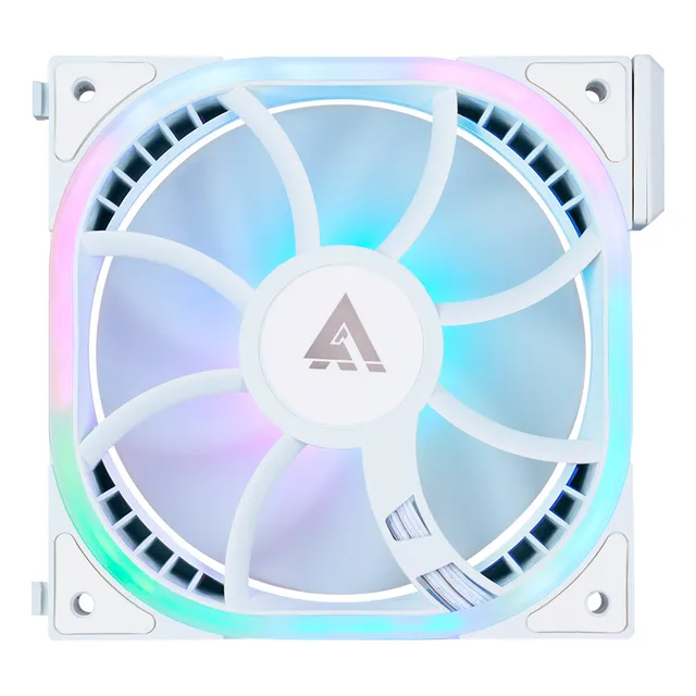 Ventilador Modular Fg500-Wh Game Factor | 120mm ARGB, 58CFM, 1900 RPM, Sistema Modular, Silencioso 34.4 dB-A, Ideal para PC Gamer, Refrigeración Eficiente, Iluminación Personalizable Color Blanco