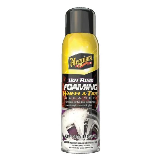 Meguiars G25032 Limpiador De Llantas, Rines Espuma Hot Rims Color Blanco