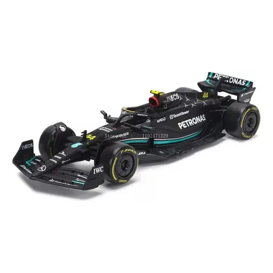 Mercedes W14 E Performance #44 Lewis Hamilton de Fórmula 1 - Color negro - Escala 1/43