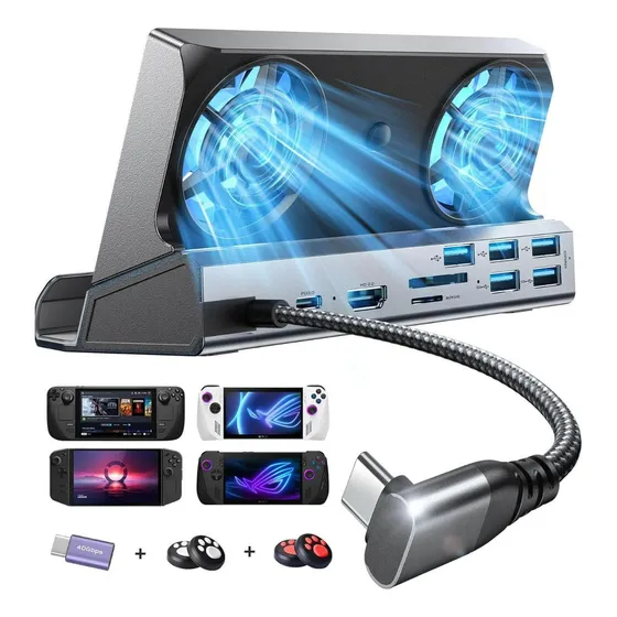 Estación De Acoplamiento 13 En 1 Para Rog Ally X, Doble Vent