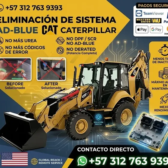 Eliminacion Urea Dpf Egr Adblue Caterpillar- Postratamiento