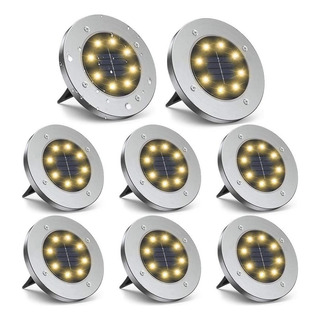 12piezas Luces Solares D Tierra Luces Jardín Luces D Disco 12piezas Luces Solares D Tierra Luces Jardín Luces D Disco