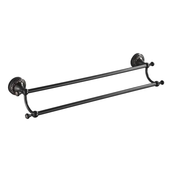 Toallero Laton Montado Pared Mano Prueba Oxido Accesorio