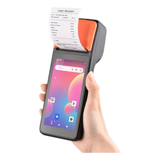 Impresora Android Pos Machine Pos Recibo De Código De Barras