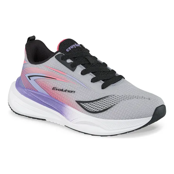 Tenis Running Xirte Gris Para Mujer Croydon