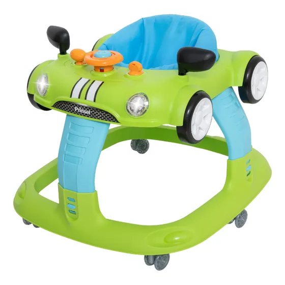 Andadera Bebe Prinsel Auto 3 Alturas Tablero Electronico Color Verde
