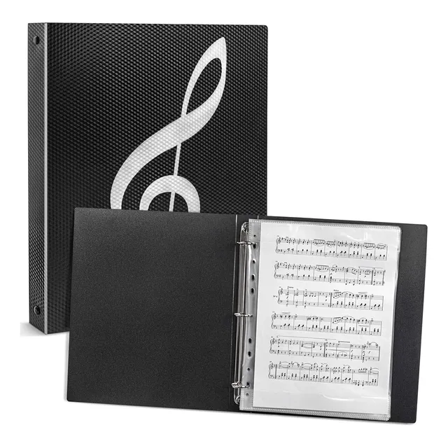 Carpeta De Partituras, Carpeta De Música Tamaño Carta, 80...