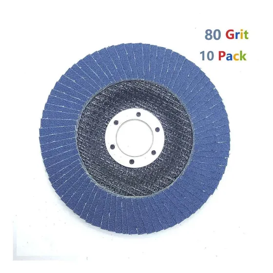 10pc 4-1/2  Premium Zirconia Ángulo Amoladora Aleta Disco Ab