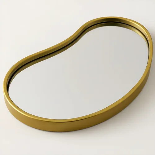 Bandeja Zamac Niquelado Zigzag Prateada 46x32,5x6,5cm Wolff