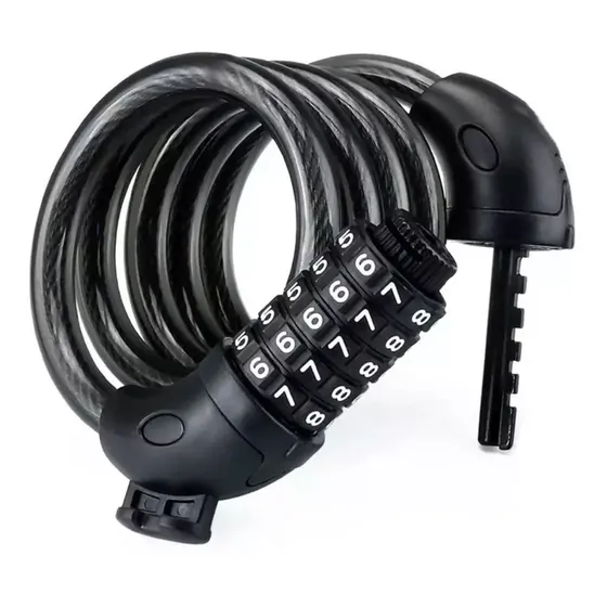 Candado Tranca De Bicicleta Resistente Con Código Clicshop