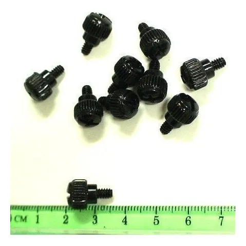Vaster Carcasa Computadora Largo Tornillo Metal Negro Pack