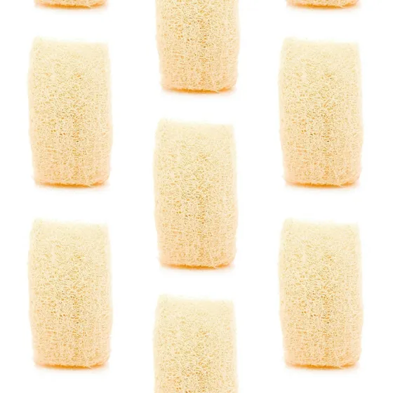 Pack 24 Esponjas Naturales Loofah Jaspe A Granel