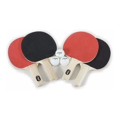 Pack de 4 raquetas de ping pong Stiga T1334