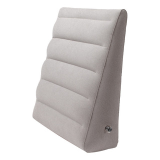 Gris Claro (60* 55 Cm) - Triángulo Inflable Flocado De Pvc Gris Claro (60* 55 Cm) - Triángulo Inflable Flocado De Pvc