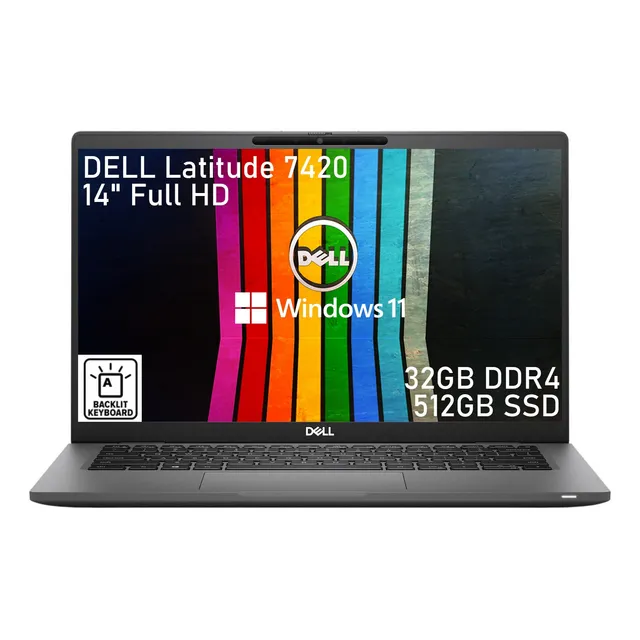 Dell Latitude 7420 Intel Core I7 1185g7 32g 512g Ssd Win11