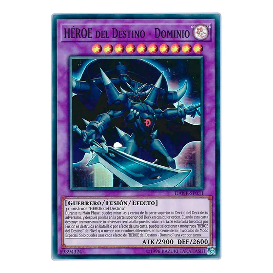 Yugi-oh! Destiny Hero Dominance Dane-en031 Super