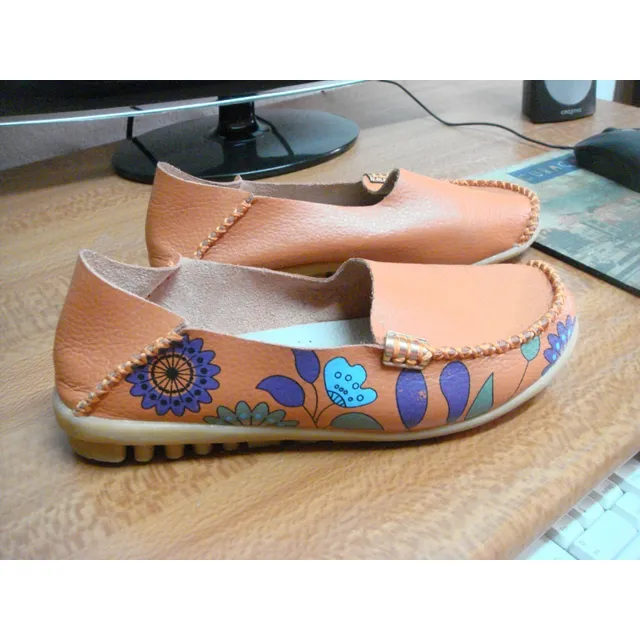 Zapatos Dama, Mocasin Casual, # 37. Cuero. Casi Nuevos. 