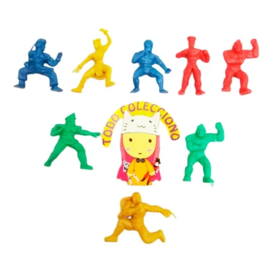 Lote De 8 Figuras Tipo Yupi De Street Fighter 