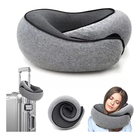 Almofada De Viagem Em Forma De U, Suporte Para Pescoço