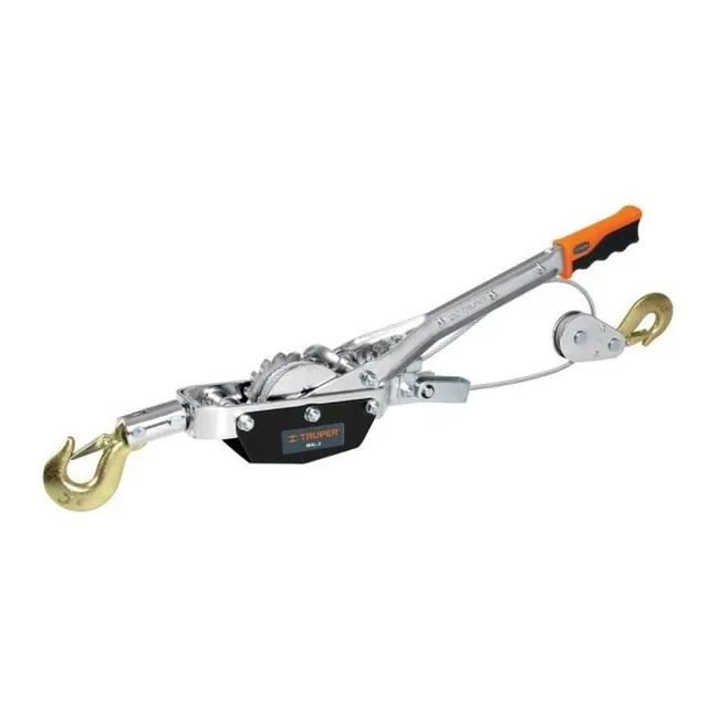 Malacate Winch Manual 2 Toneladas Ganchos Forjados