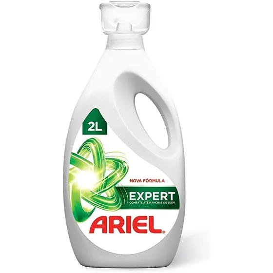 Kit 5x Sabão Líquido Concentrado Ariel Expert 2 Litros