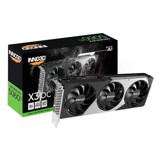 Mercado Livre Gpu Inno3d Geforce Rtx 5060 Ti 8gb 128bits Gddr7 X3 Oc image