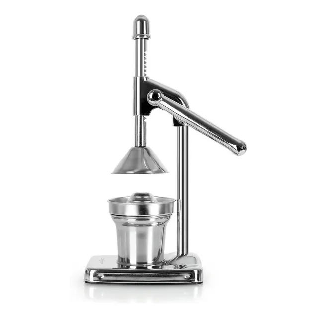 Exprimidor Jugo Citricos Naranja Juguera Manual Acero Gris