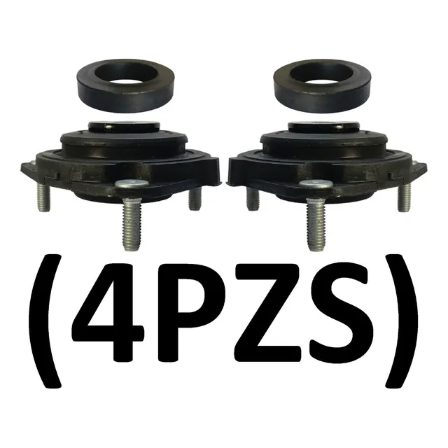 4 Base De Amortiguador Fiesta Power Max + Antiruidos (pack)