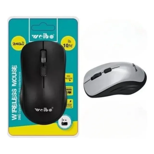 Weibo Mouse Inalámbrico Wireless Mouse Gris