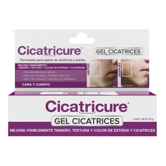 Cicatricure® Gel Desvanecedor Cicatrices 30g | Anti Estrías