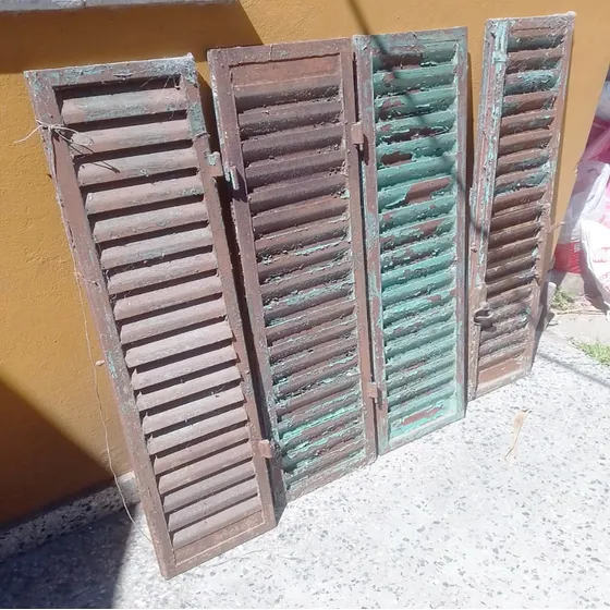 Postigo, Celosía ,persiana De Hierro Para Ventana 110x115cm 