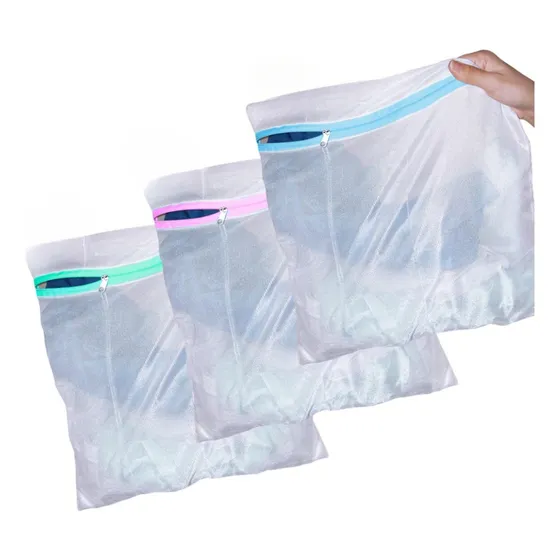 3 Sacos Protetor Roupas Bebe E Delicadas 1 P + 1 M + 1 G