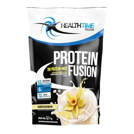 Health 3w Fusion Whey Protein Baunilha Refil 2,1 Kg