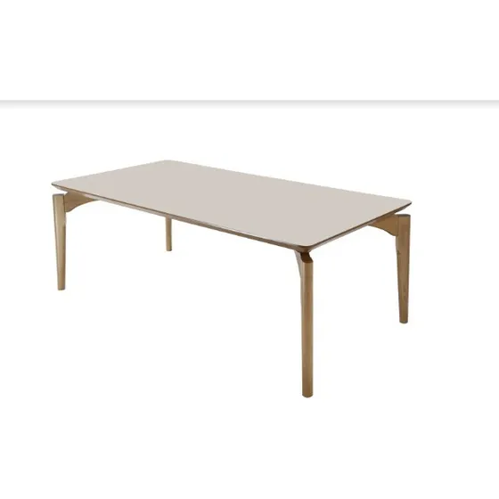 Mesa De Jantar Moderna  Diana Rafana - 1,80 X 0,90 C/ Vidro
