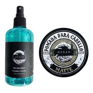 Sal De Mar Para Cabello Y Pomada Efecto Mate Ocean Sal De Mar Para Cabello Y Pomada Efecto Mate Ocean