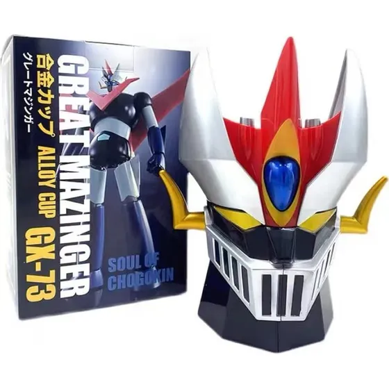 Mazinger Z Taza Acero Inoxidable Pvc Capacidad 420ml